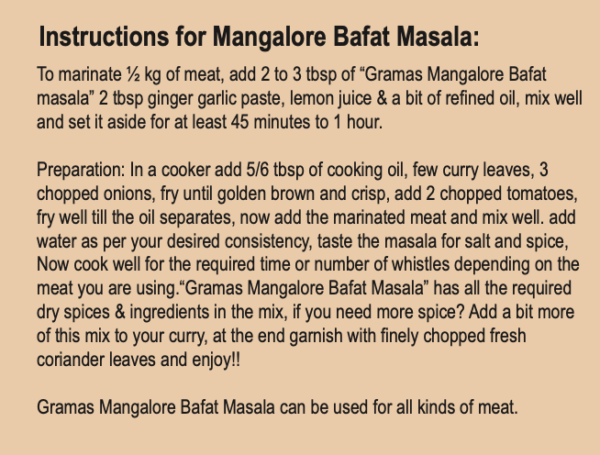 Gramas Mangalore Bafat Masala - Image 6