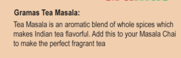 Gramas Tea  Masala - Image 5